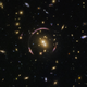 A Hubble-imaged Einstein ring.